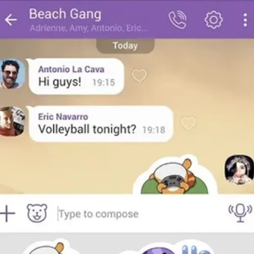 Viber'ı Hackle